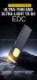 LED oppladbar lykt Medium