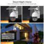 Sansco trådløst kamera 5MP Solar